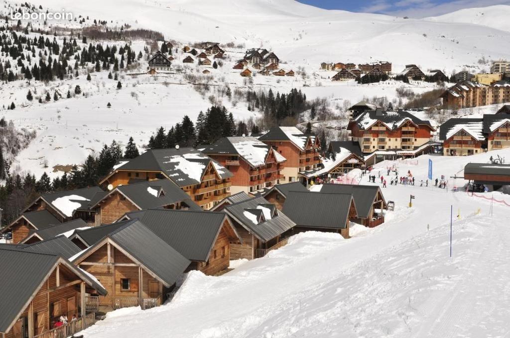 Saint Francois Longchamps Loc A La Montagne Avec Piscine Ete Hiver Vg23 Exterior foto